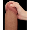 LoveToy SlidingSkin Gode Sliding Skin 27 x 6.5cm Marron